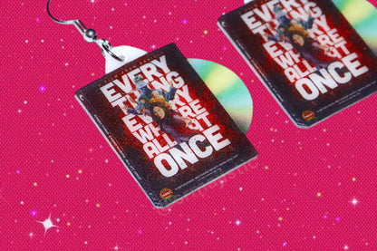 Everything Everywhere All At Once (2022) DVD 2D detailed Handmade Earrings!