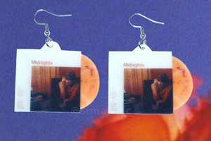 Taylor Swift Midnights Vinyl Album (color variants) Handmade Earrings!