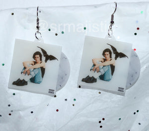 Conan Gray Kid Krow Vinyl Album Handmade Earrings!