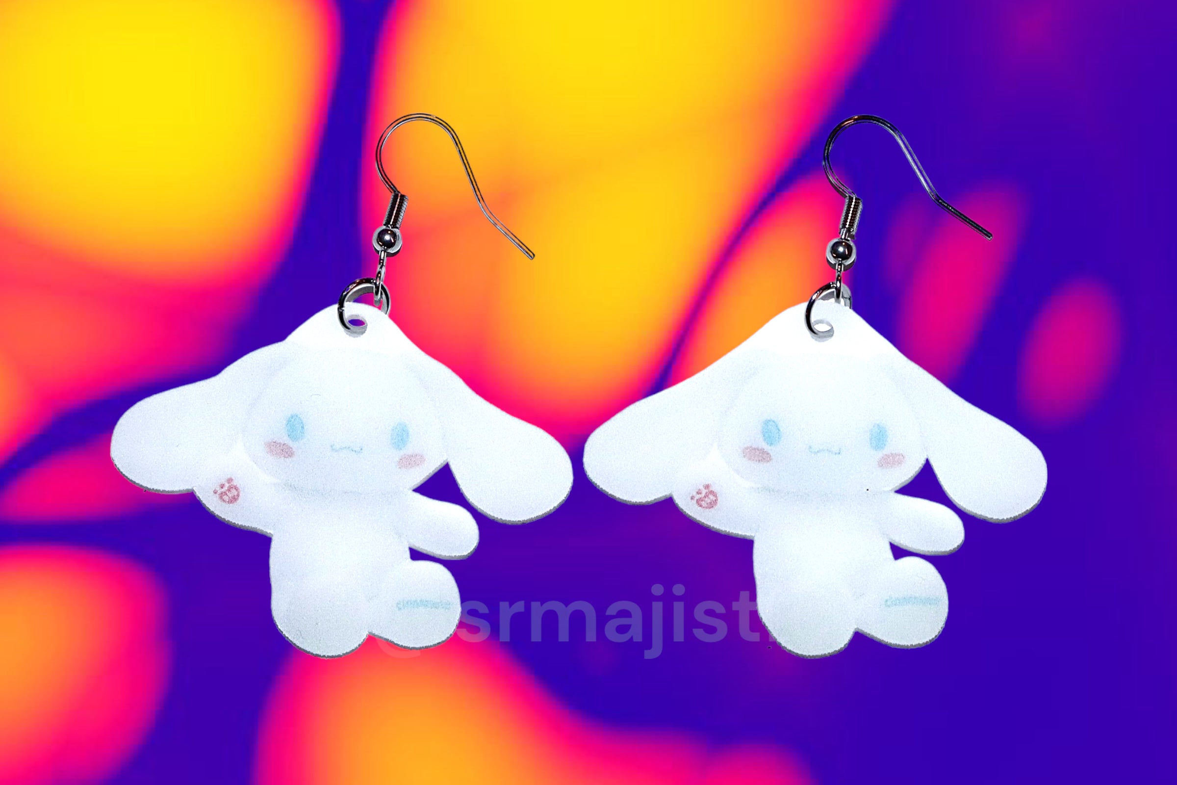 Build a Bear Sanrio Cinnamoroll Cute Kawaii Handmade Earrings!
