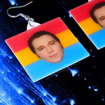 Paul Dano Says Gay Rights Pride Flag Handmade Earrings!