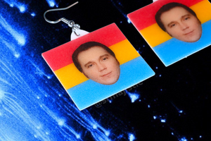 Paul Dano Says Gay Rights Pride Flag Handmade Earrings!
