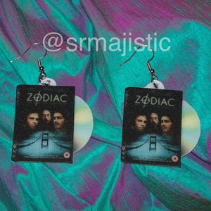 Zodiac (2007) DVD 2D detailed Handmade Earrings!