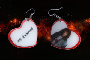 Stranger Things Eddie Munson Character Handmade Earrings!