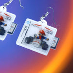 Mariokart Nintendo DS Game 2D detailed Handmade Earrings!