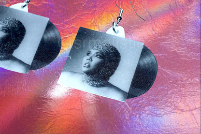 Lizzo Special Vinyl Album Handmade Earrings!