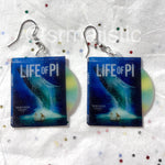 Life of Pi (2012) DVD 2D detailed Handmade Earrings!