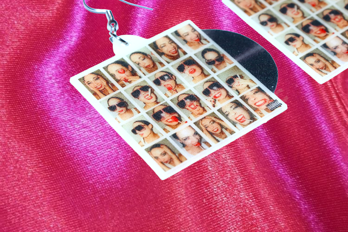 Sizzy Rocket Live Laugh Love Vinyl Album Handmade Earrings!