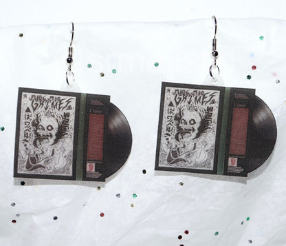 Grimes Visions Vinyl Album Handmade Earrings!