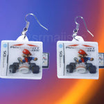 Mariokart Nintendo DS Game 2D detailed Handmade Earrings!