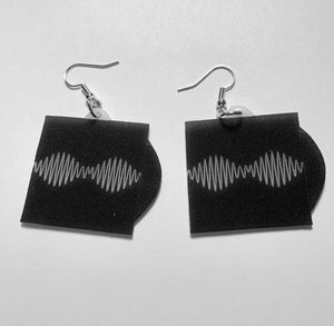 Arctic Monkeys AM Vinyl Handmade Earrings!