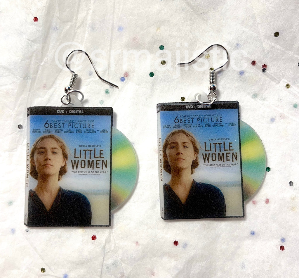 Little Women (2019) DVD 2D detailed Handmade Earrings!