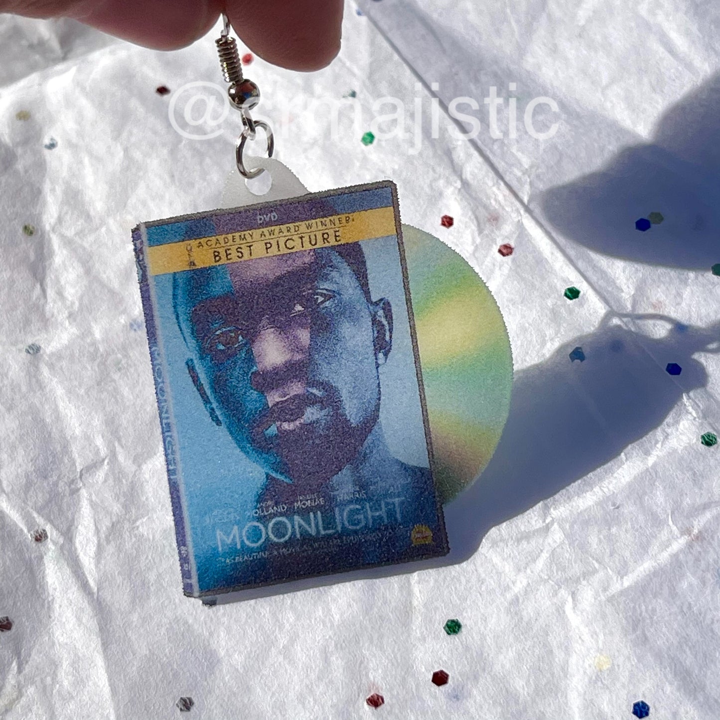 Moonlight (2016) DVD 2D detailed Handmade Earrings!