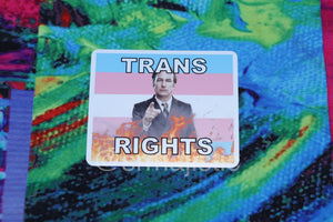 Saul Goodman Better Call Saul Flaming Pride Flag Character Stickers