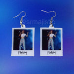 Halsey Signed Polaroid Handmade Earrings!