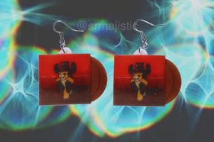 Fall Out Boy Folie à Deux Vinyl Album Handmade Earrings!