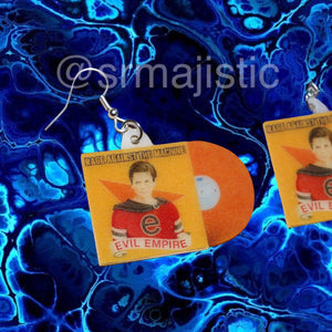Rage Against the Machine Evil Empire Vinyl Album Handmade Earrings!