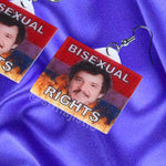 Pedro Pascal Bisexual Rights Flame Pride Flag Handmade Earrings!