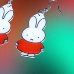 Miffy Cute Kawaii Character Handmade Earrings!
