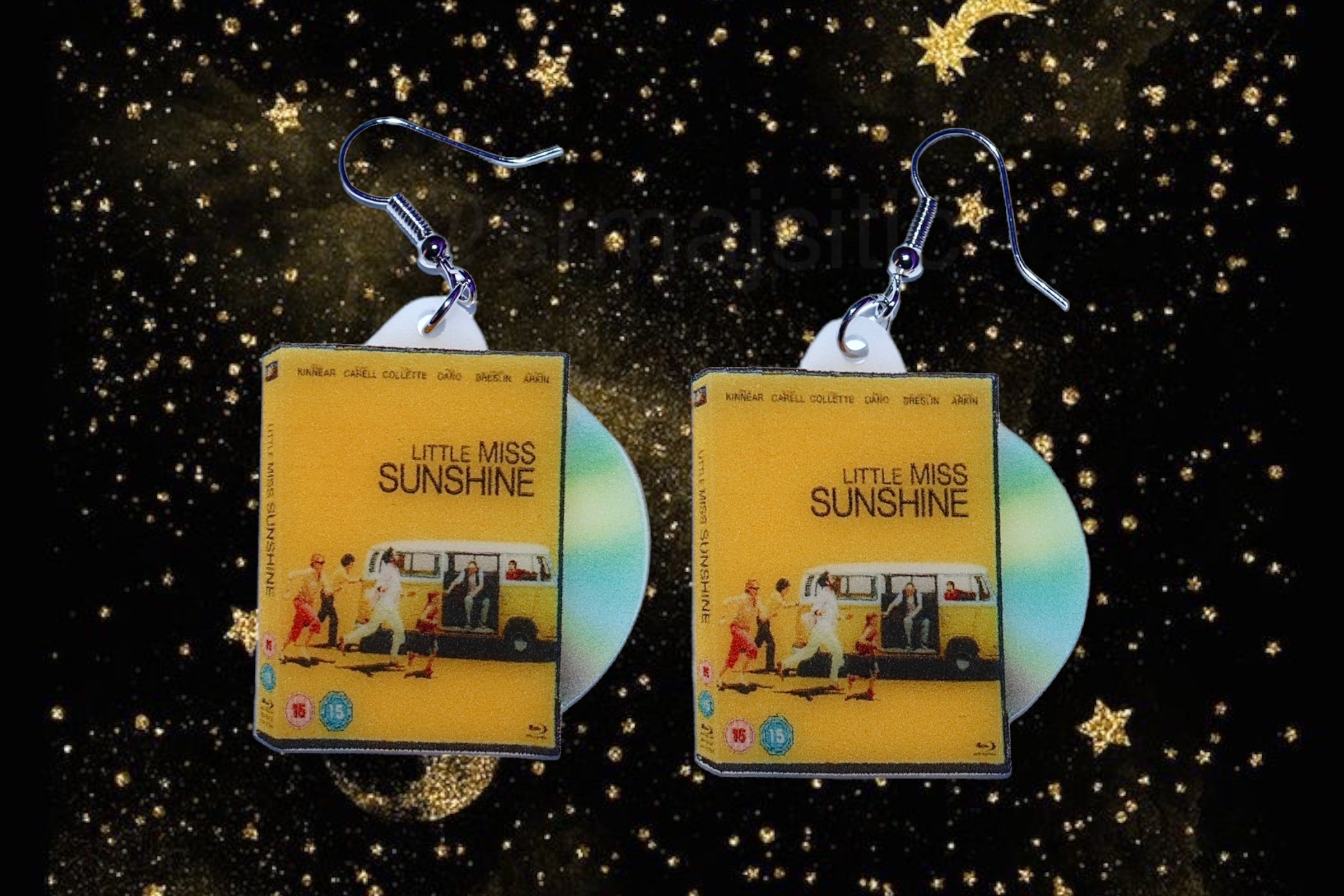 Little Miss Sunshine (2006) DVD 2D detailed Handmade Earrings!