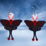 Dark Goth Creature Handmade Earrings (collaboration with @saltnox)