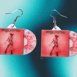Girli Damsel in Distress/ Ex-Talk Vinyl Album Handmade Earrings!