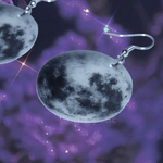 Detailed Moon Handmade Earrings!