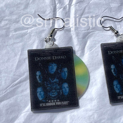 Donnie Darko (2001) DVD 2D detailed Handmade Earrings!