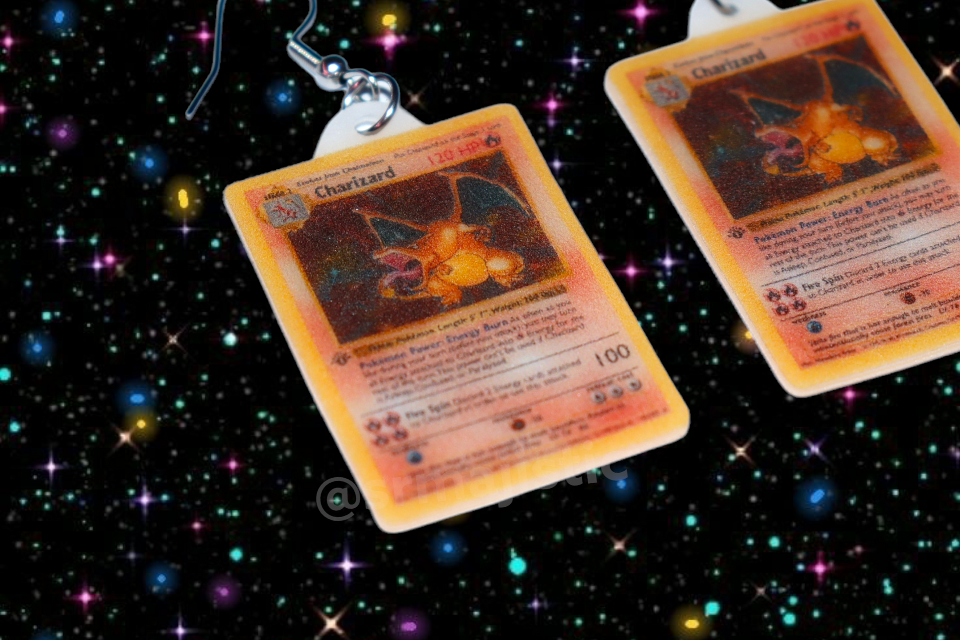 Pokémon Cards Detailed Handmade Earrings! – Sam Makes Things