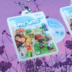 My Sims Wii Game 2D detailed Handmade Earrings!