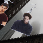 Edward and Jacob Twilight Character Handmade Earrings!