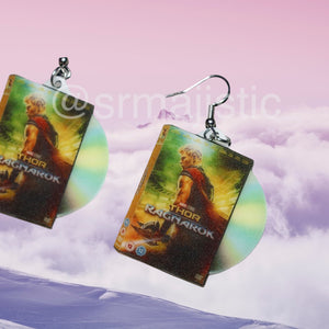 Thor: Ragnarok (2017) DVD 2D detailed Handmade Earrings!