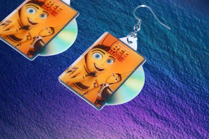 Bee Movie (2007) DVD 2D detailed Handmade Earrings!
