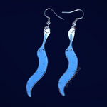 Worm on a String Handmade Earrings!