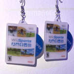 Wii Sports Wii Game 2D detailed Handmade Earrings!