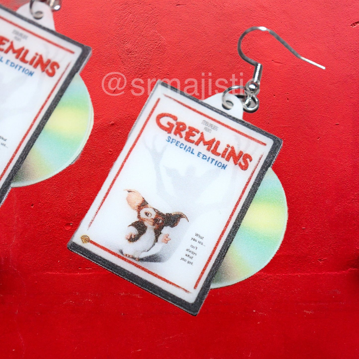 Gremlins (1984) DVD 2D detailed Handmade Earrings!