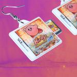 Kirby Super Star Ultra Nintendo DS Game 2D detailed Handmade Earrings!