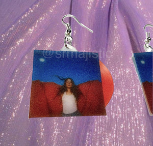 Maggie Rogers Heard it in a Past Life Vinyl Album Handmade Earrings!