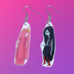 Marceline and Princess Bubblegum from Adventure Time Character Handmade Earrings!