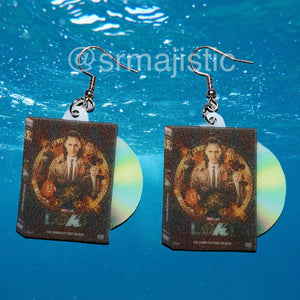 Loki (2021) DVD 2D detailed Handmade Earrings!