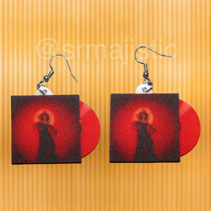 Gavin Turek Madame Gold Vinyl Album Handmade Earrings!