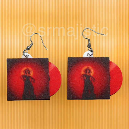 Gavin Turek Madame Gold Vinyl Album Handmade Earrings!