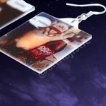 Dr. Pebba and Fanter Soda Cats Big Floppa Meme Funny Handmade Earrings!