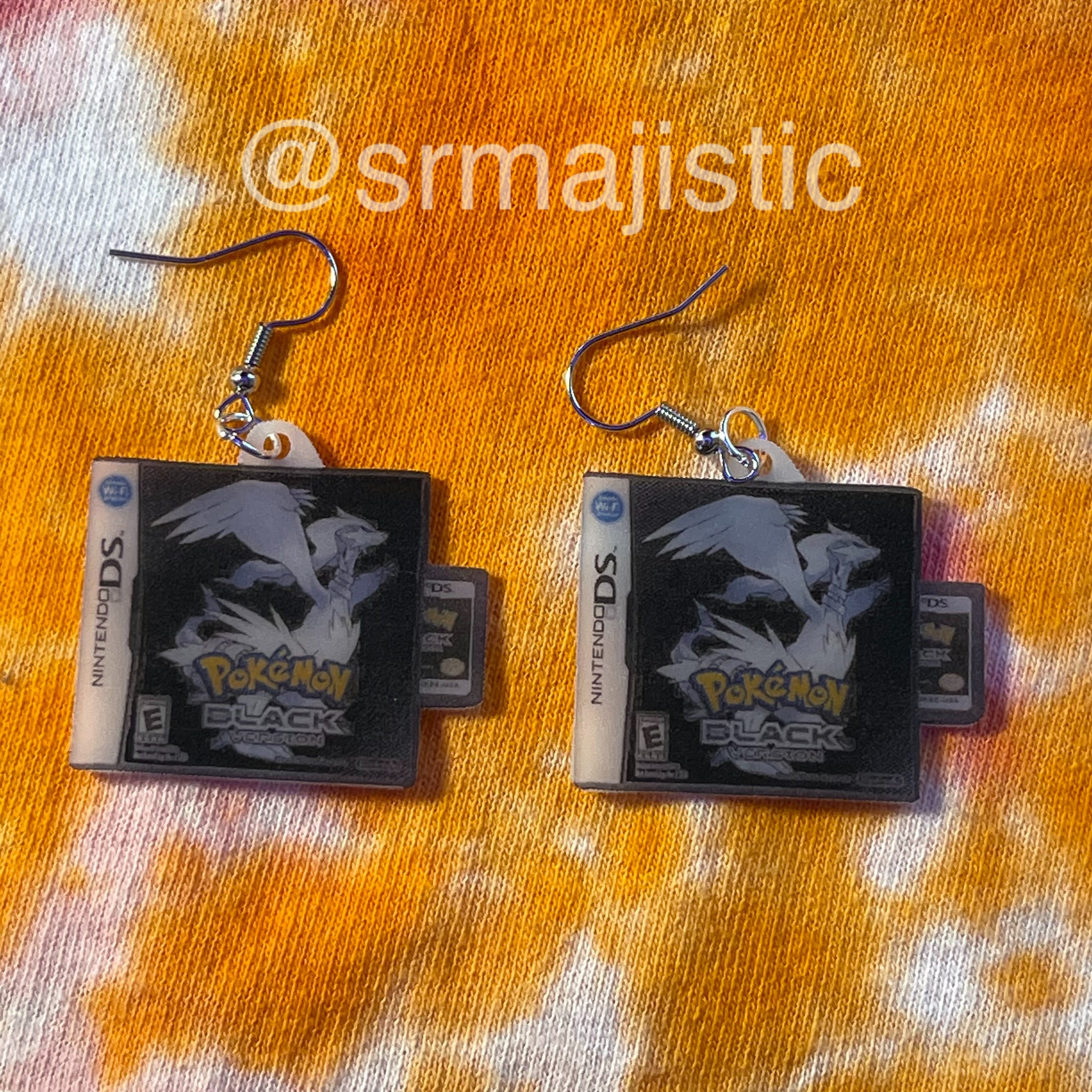 Pokémon Nintendo DS 2D detailed Handmade Earrings!